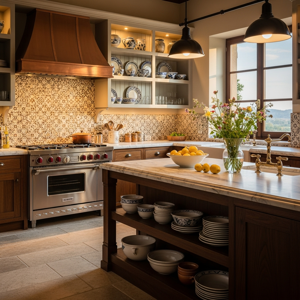 Cucina elegante italiana